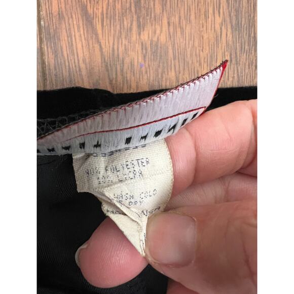 Y2K Black Velvet Chiffon Ruffle Hem Asymmetrical Skirt Medium Goth Whimsy Goth - Picture 3 of 6